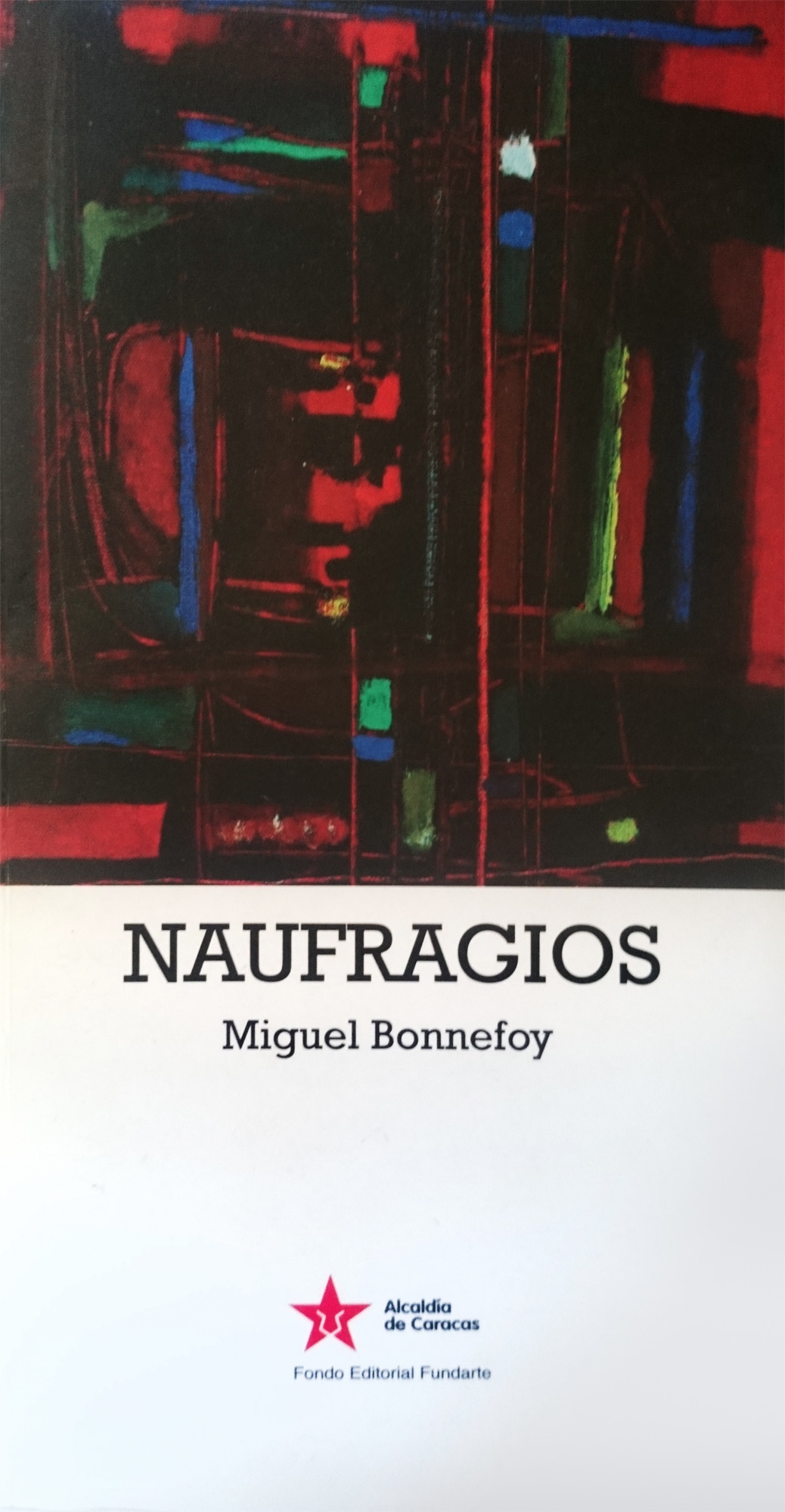 Couverture de Naufragios, Fundarte, 2013
